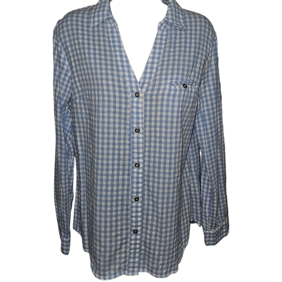 Kut from the Kloth Tops - Kut From The Kloth Plaid Button Up Long Sleeve Top